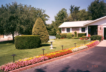 South side of house.