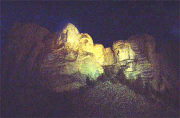 Rushmore at Night