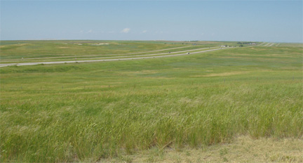 South Dakota flats.